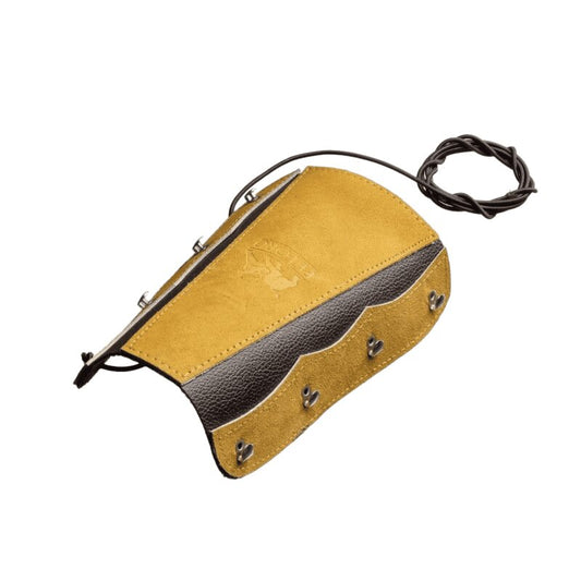 elTORO Traditioneller Armschutz Honey-Brown