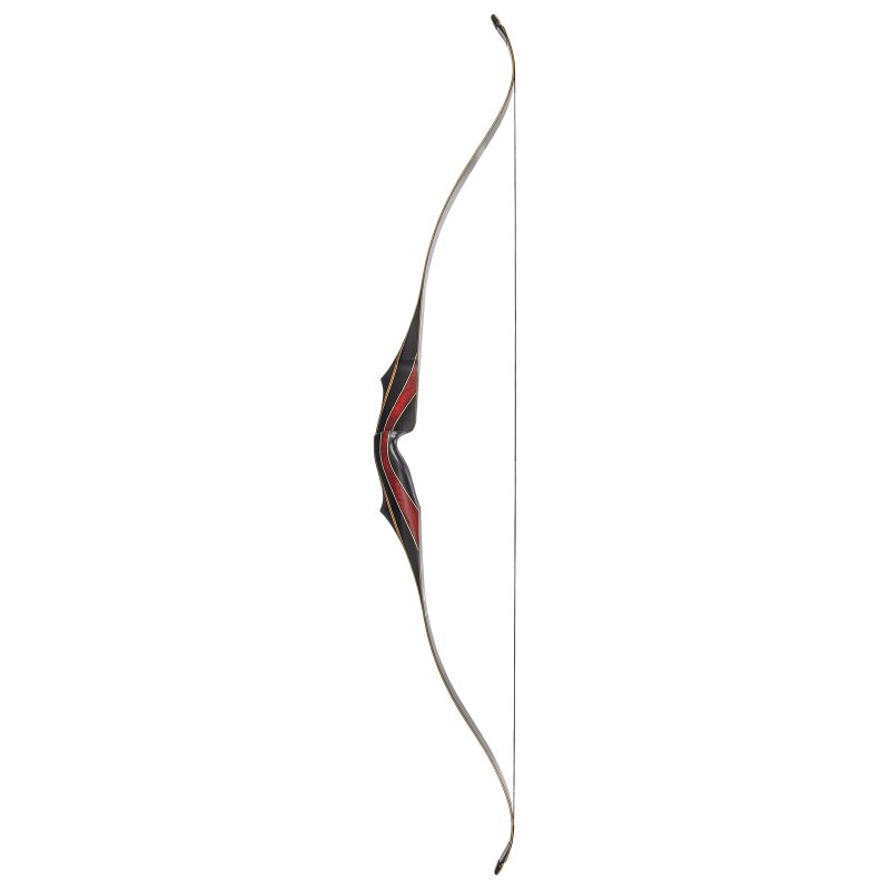 JACKALOPE - Dark Garnet - 62 Zoll - 30-50 lbs - One Piece Recurvebogen